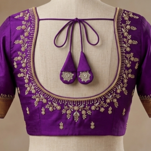 embroidery fabric pattu 1013