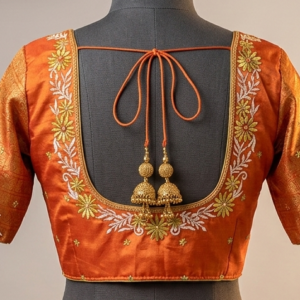 embroidery fabric pattu 1015