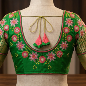 embroidery fabric pattu 1016