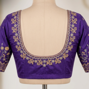 embroidery fabric pattu 1017