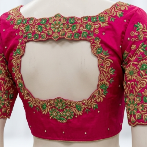 embroidery fabric pattu 1018