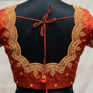 embroidery fabric pattu 1022