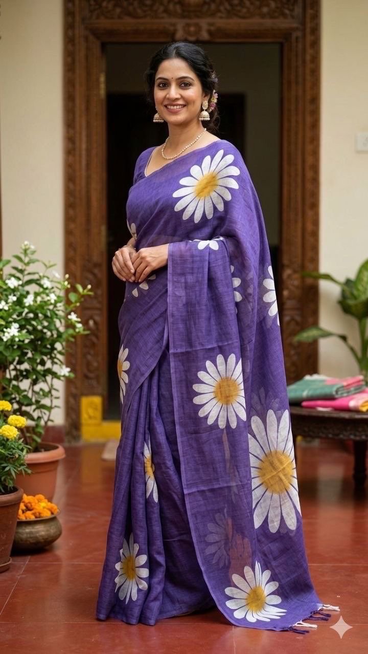 Home pure cotton saree 1037