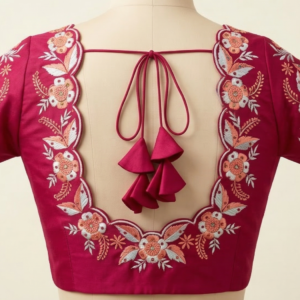 embroidery fabric pattu 1006